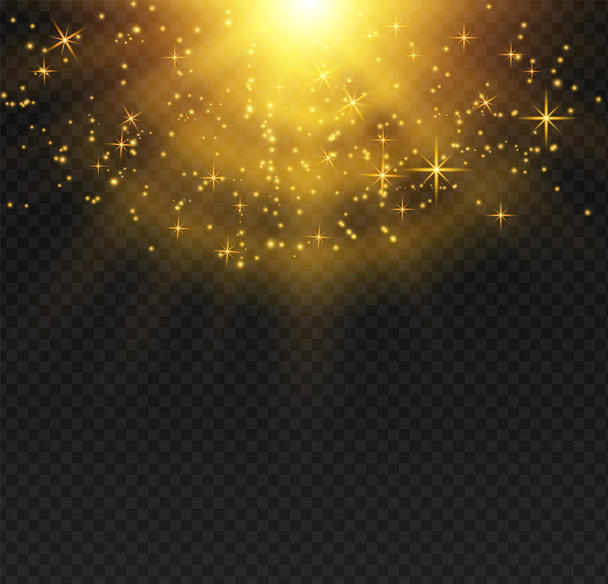 sárgásbarna fény - Vektor, kép