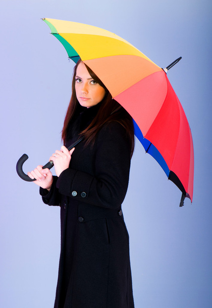 Ritratto di giovane donna con ombrello
 - Foto, immagini