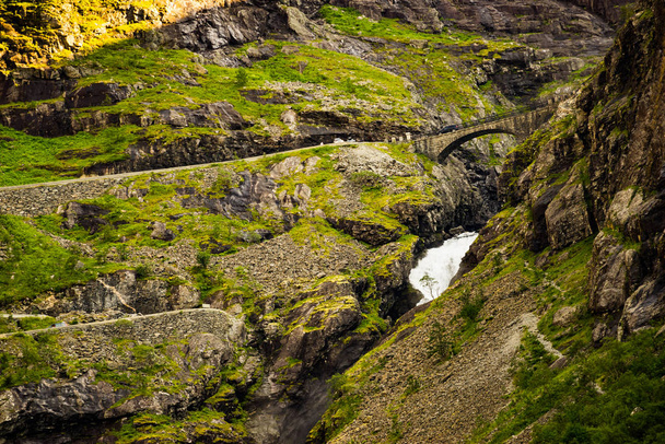 Trollstigen mountain road in Norway - Fotografie, Obrázek