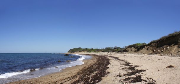 Block island beach panoramatický pohled - Fotografie, Obrázek