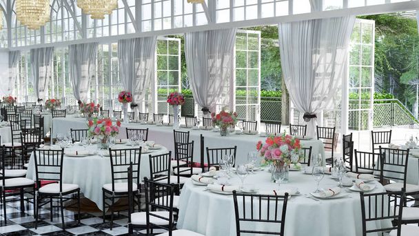 Wedding reception venue  - Photo, Image