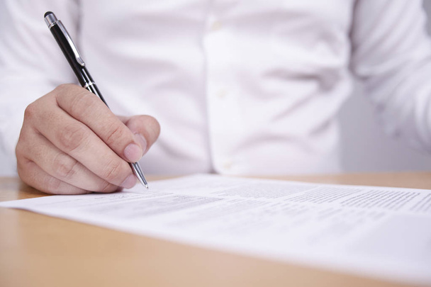 Businessman Signing Contract - Photo, Image