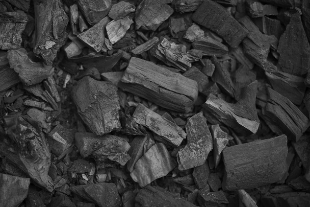 Черный древесный уголь фон текстуры для приготовления пищи на гриле
 - Фото, изображение