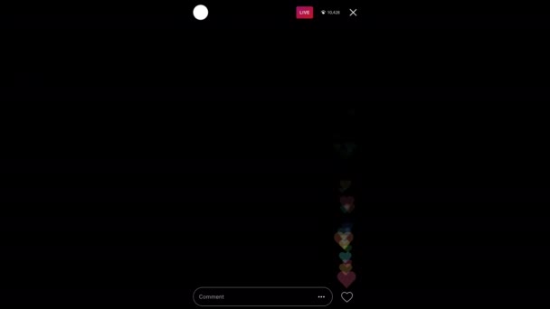 Instagram stories animation overlay with alpha channel - Footage, Video