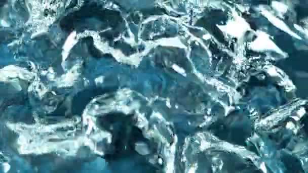Super slow motion of bubbling water in detail. Filmed on very high speed camera, 1000 fps. - Felvétel, videó