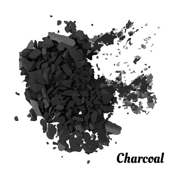 Carbón vector leñoso
 - Vector, imagen