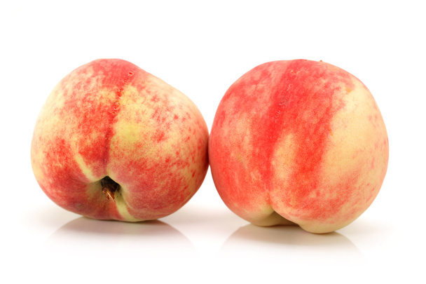 Peach on white background - Foto, Bild