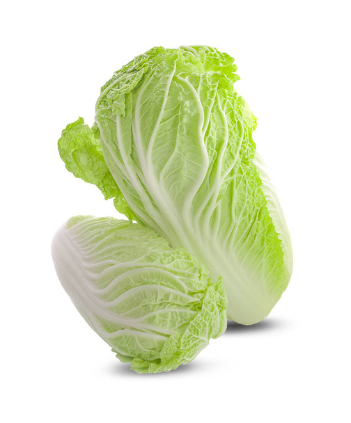 fresh chinese cabbage on a white background - Foto, imagen