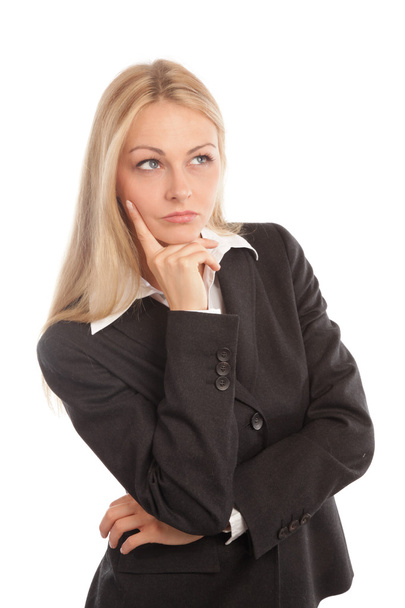 Business woman looking seriously - Foto, imagen