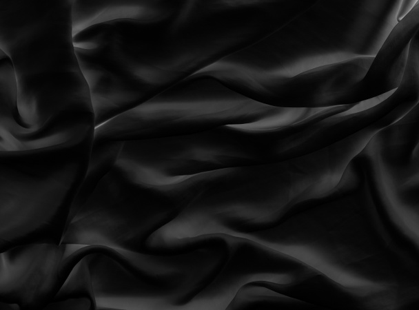 Luxe noir doux soie flatlay texture de fond, vacances glamo
 - Photo, image