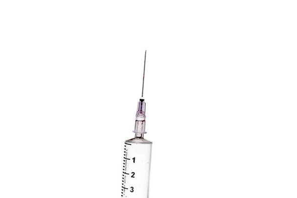  Picture of Injection. Isolated on white background. - Photo, Image