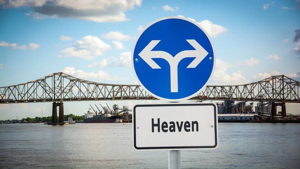 Street Sign to Heaven - Photo, Image