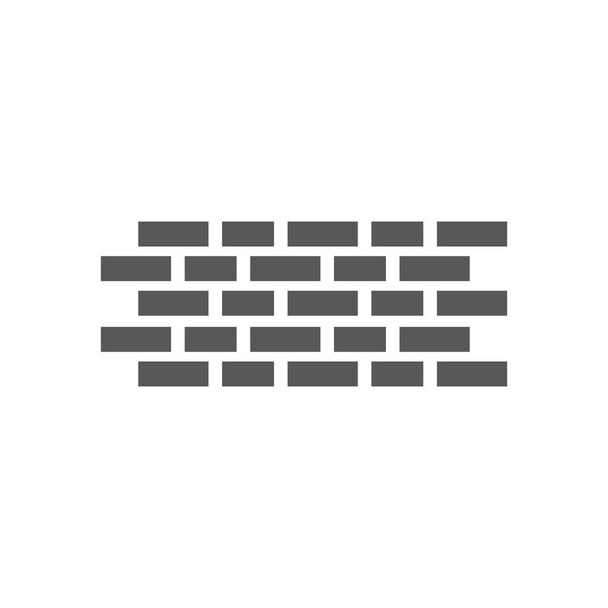 Brick wall logo vector - Vector, Image