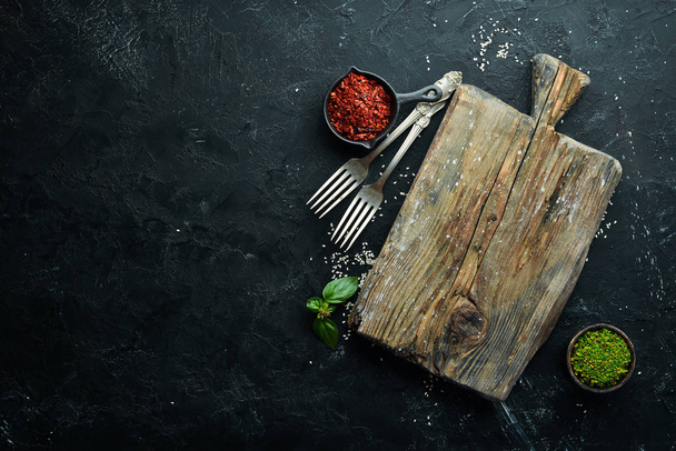The background of cooking. Top view. Free space for your text. - Fotografie, Obrázek