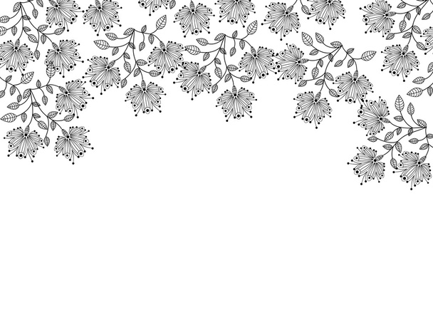 decoratief patroon bloem - Vector, afbeelding