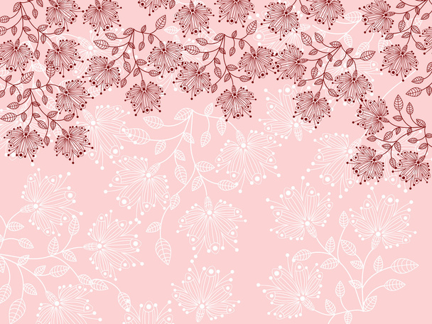 Flower pattern decoratively - Vetor, Imagem