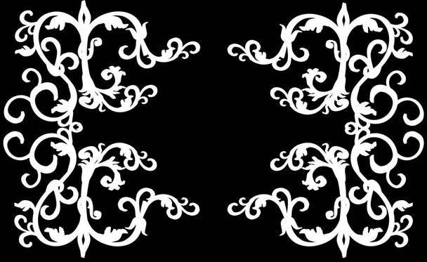 Простая иллюстрация белых кудряшек
 - Вектор,изображение