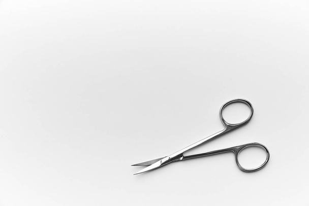 scissors and nail file. manicure. personal care. - Fotoğraf, Görsel