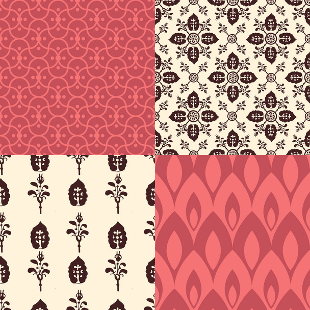 Seamless abstract patterns - Vector, Image