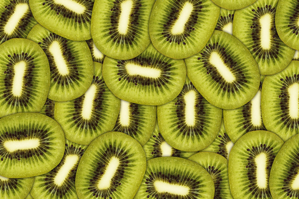 friss, lédús kiwi fruit háttér - Fotó, kép