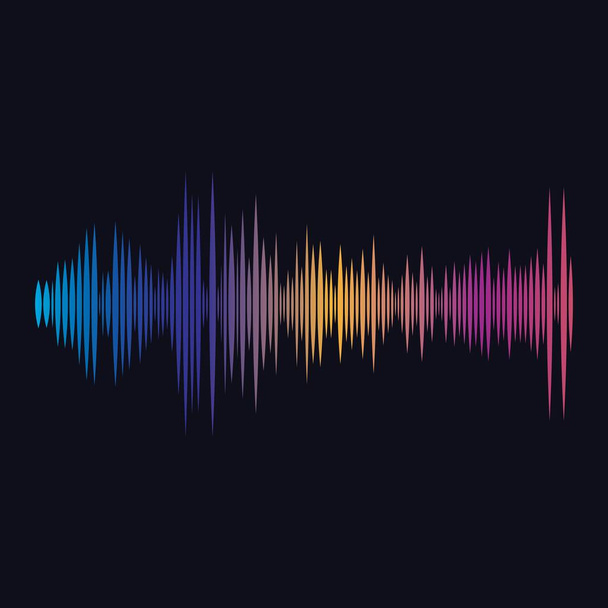 Векторная иллюстрация звуковых волн
 - Вектор,изображение