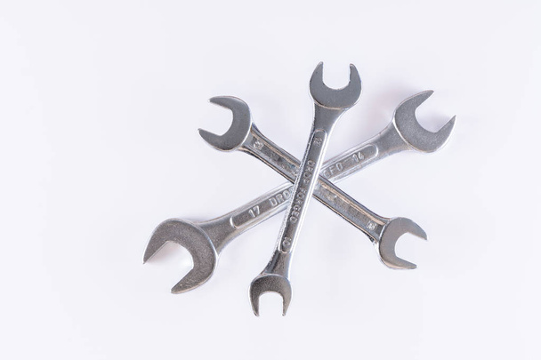 three wrench isolated in white background - Photo, Image
