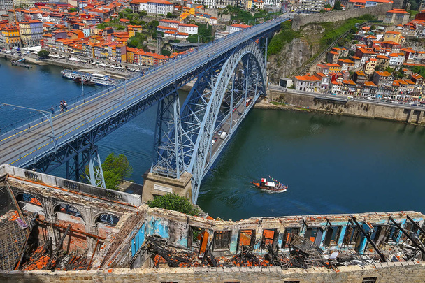 Most lu s I w Porto, Portugalia - Zdjęcie, obraz