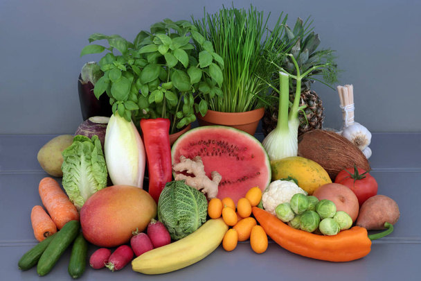 Alkaline Health Food Selection - Photo, Image