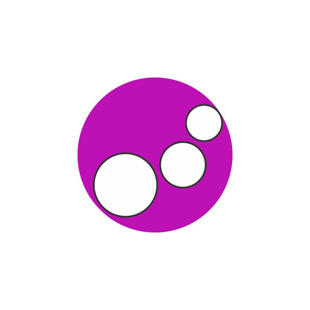 einzigartiger Kreis-Logo-Designvektor - Vektor, Bild