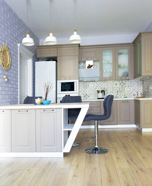 Kitchen modern Interior - Foto, Imagem