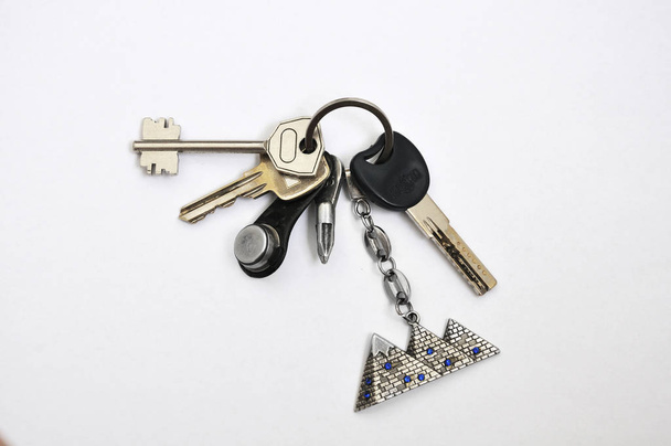 A bunch of keys from the apartment - Foto, Imagem