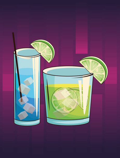 алкогольные напитки мультфильм
 - Вектор,изображение
