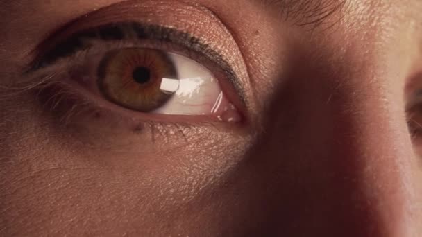 жіноче око крупним планом
 - Кадри, відео