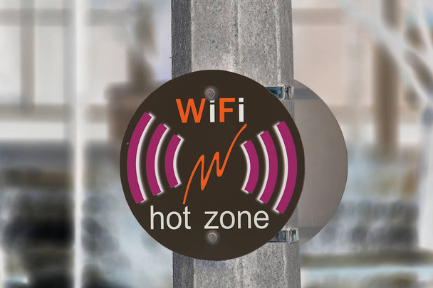 символ і ярлик гаряча зона Wi-Fi
 - Фото, зображення
