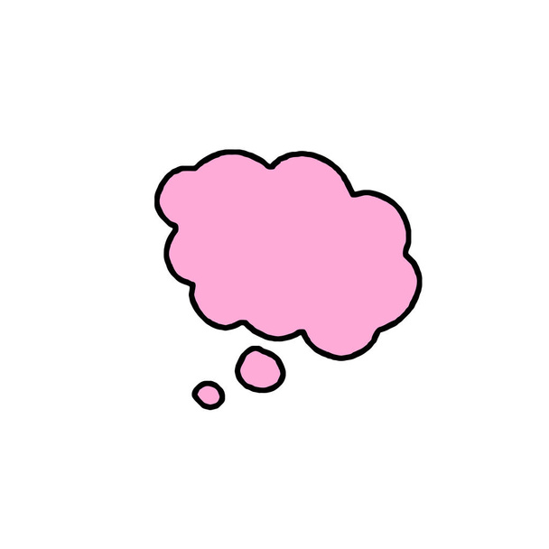 Bubbles konuşma Doodle - Vektör, Görsel