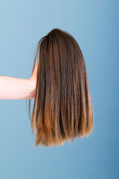 Hair wig against the background - Valokuva, kuva
