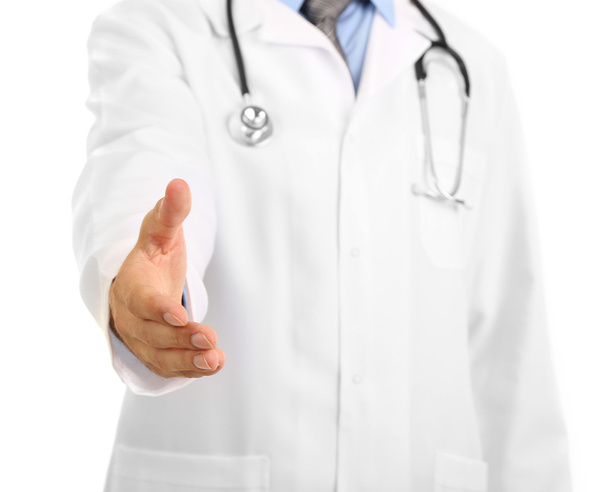 Medical doctor isolated on white - Zdjęcie, obraz