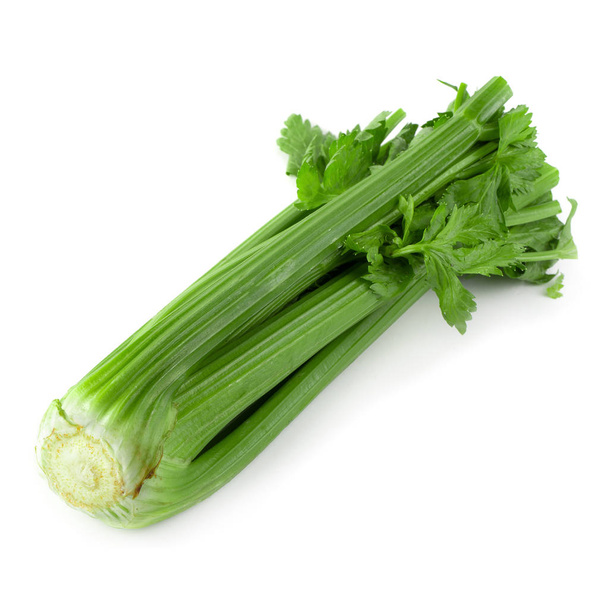 fresh celery isolated over a white background. - Photo, Image