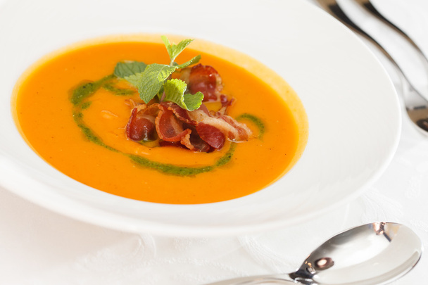 Pumpkin cream soup - Foto, Bild