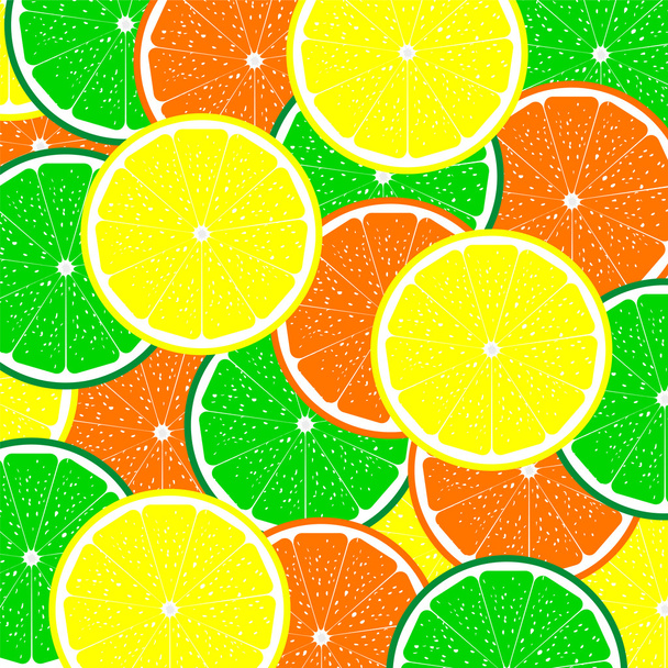 Texture of citrus fruits - Vector, Image