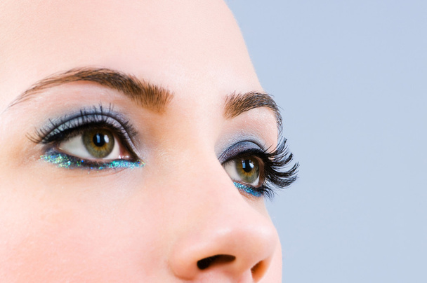 Close up of face with beautiful makeup - Valokuva, kuva