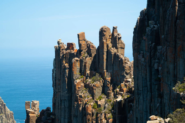 Paisagem da península da Tasmânia, Tasmânia, Austrália
 - Foto, Imagem