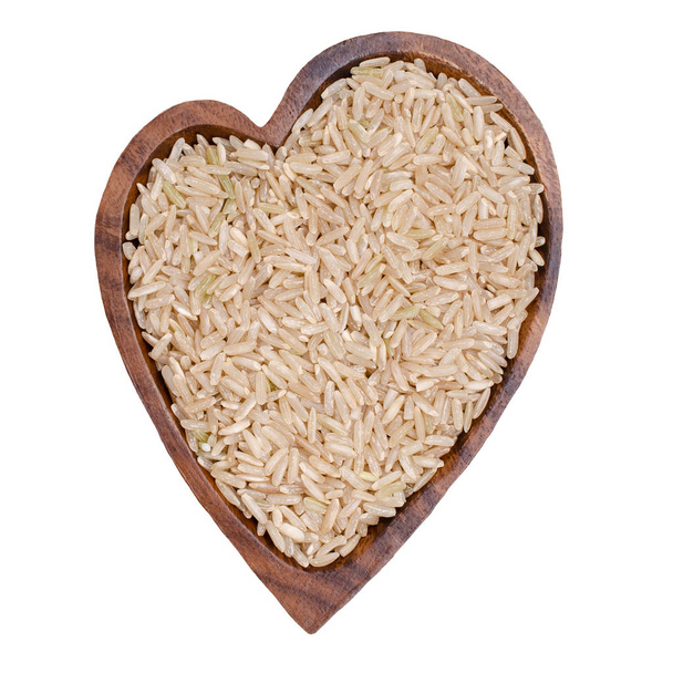 Неполированный коричневый рис
 - Фото, изображение