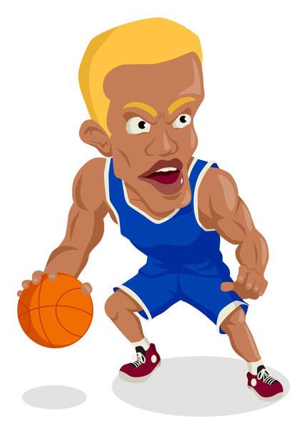 Jugador de baloncesto
 - Vector, Imagen