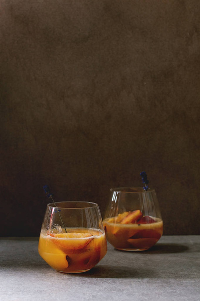 Peach cocktail lemonade - Zdjęcie, obraz