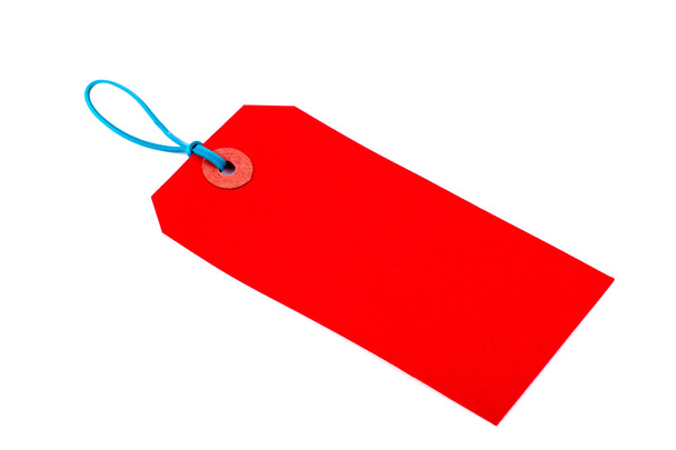 piros poggyász tag - Fotó, kép