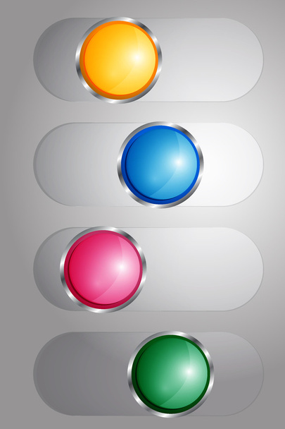Web buttons. Website infographics. - Vector, Image