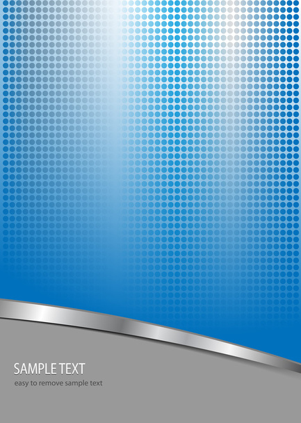 Business background blue and grey - Vetor, Imagem