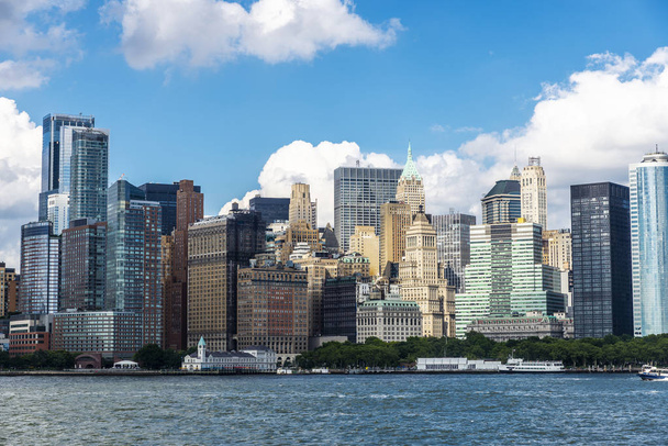 Skyline of skyscrapers in Manhattan, New York City, USA - Valokuva, kuva