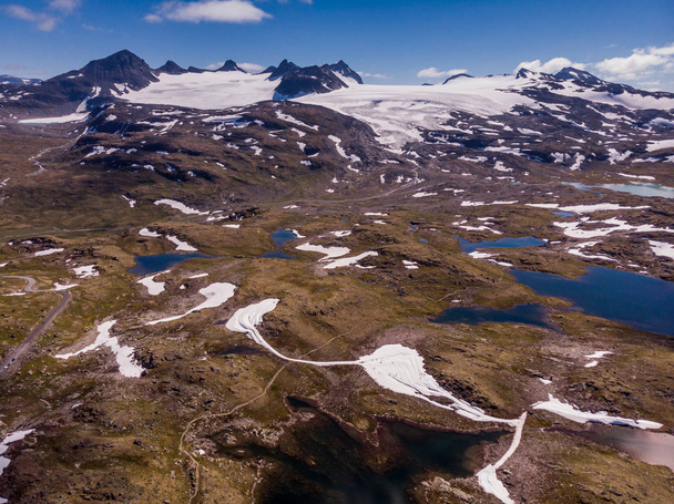 Mountains landscape. Norwegian route Sognefjellet - Fotó, kép